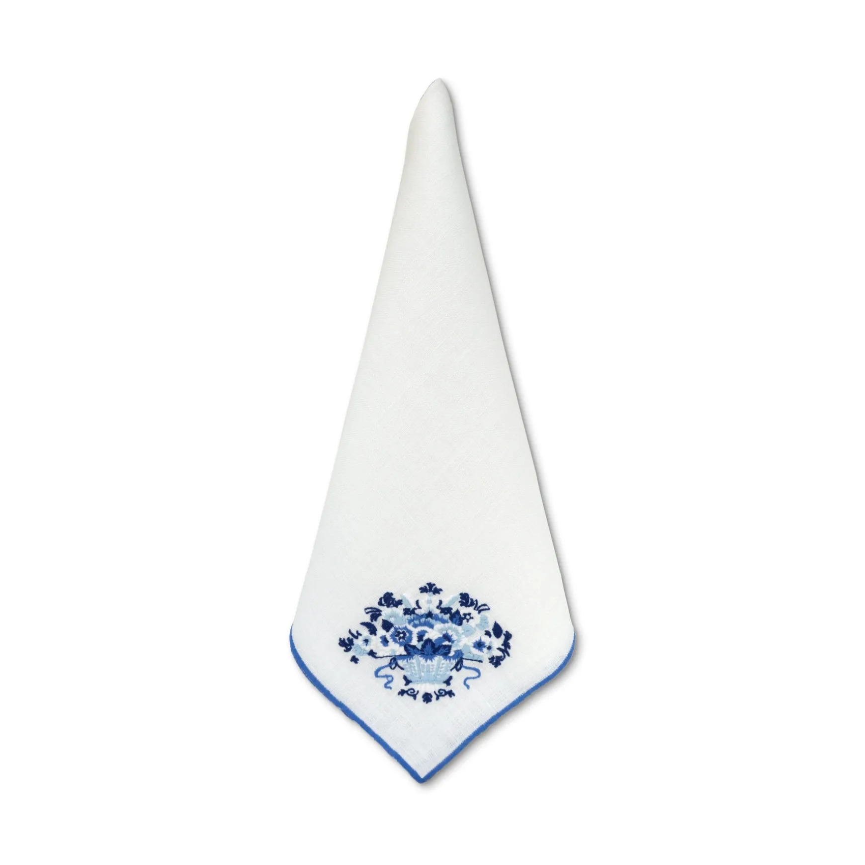 Blue Basket Dinner Napkins (4)
