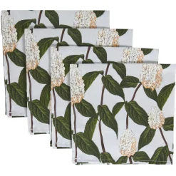 Blue Hydrangea Napkins (4)
