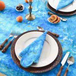 Blue Marble Tablecloth