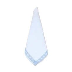 Blue Trim Dinner Napkins (4)