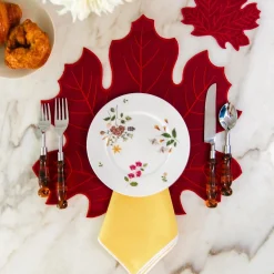 Burgundy Leaf Placemat