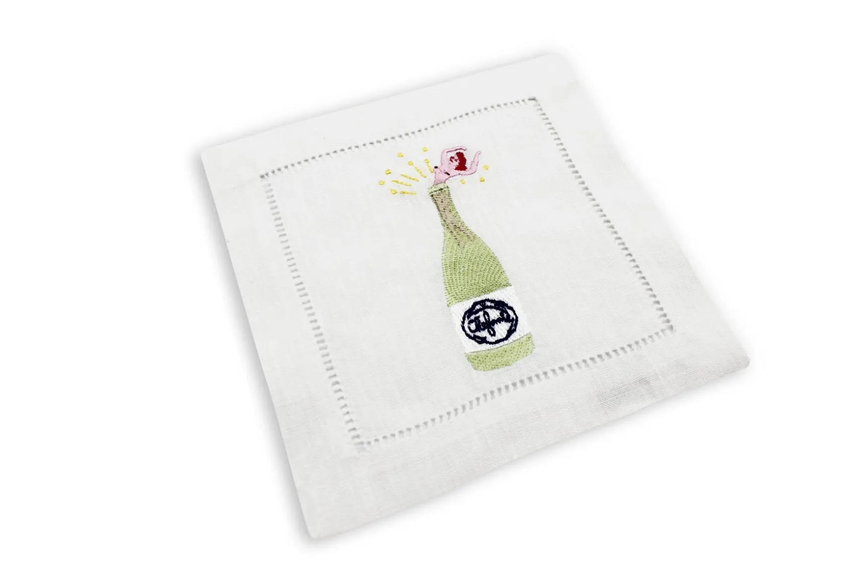 Champagne Girl Cocktail Napkins (4)