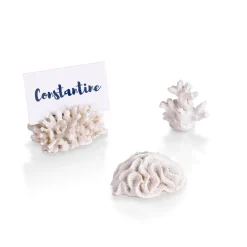 Coral Placecard Holders (3)