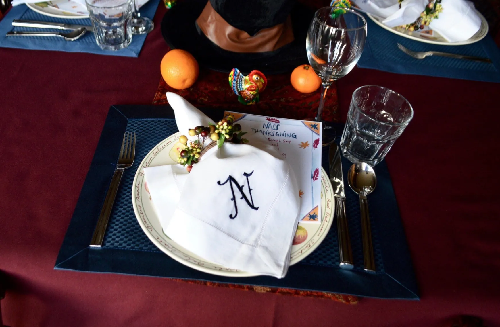 Custom Embroidered Dinner Napkins