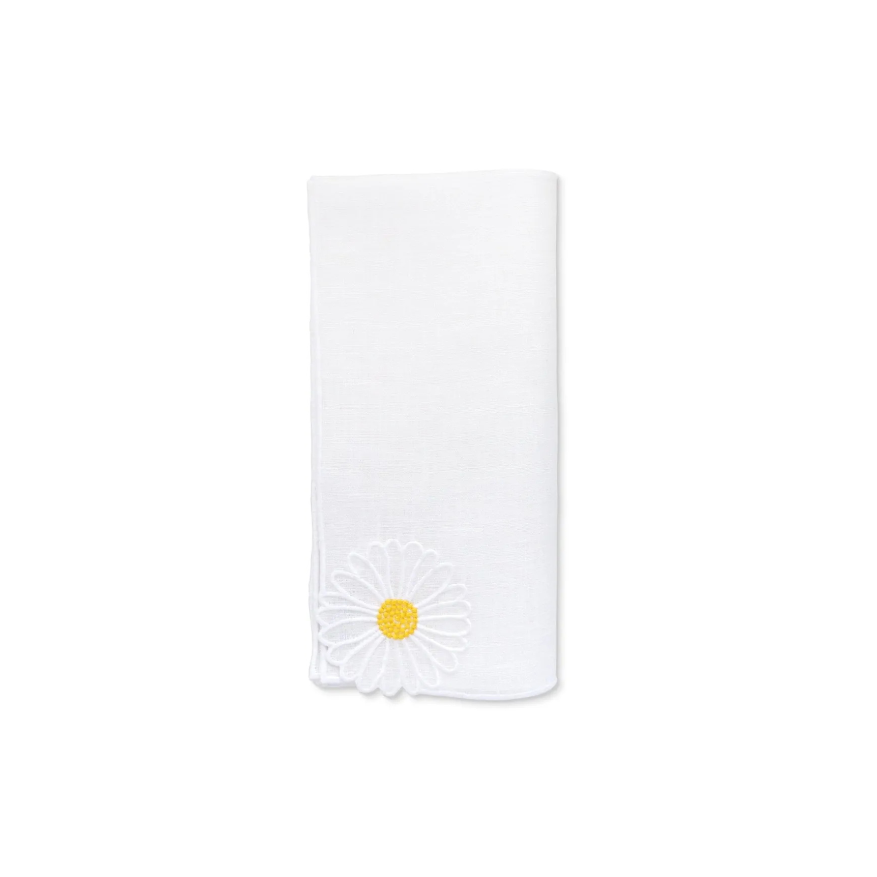 Daisy Linen Dinner Napkins (4)