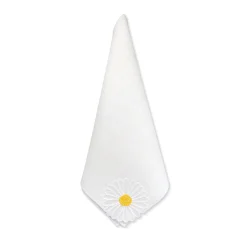 Daisy Linen Dinner Napkins (4)