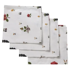 Dotted Floral Napkins (4)