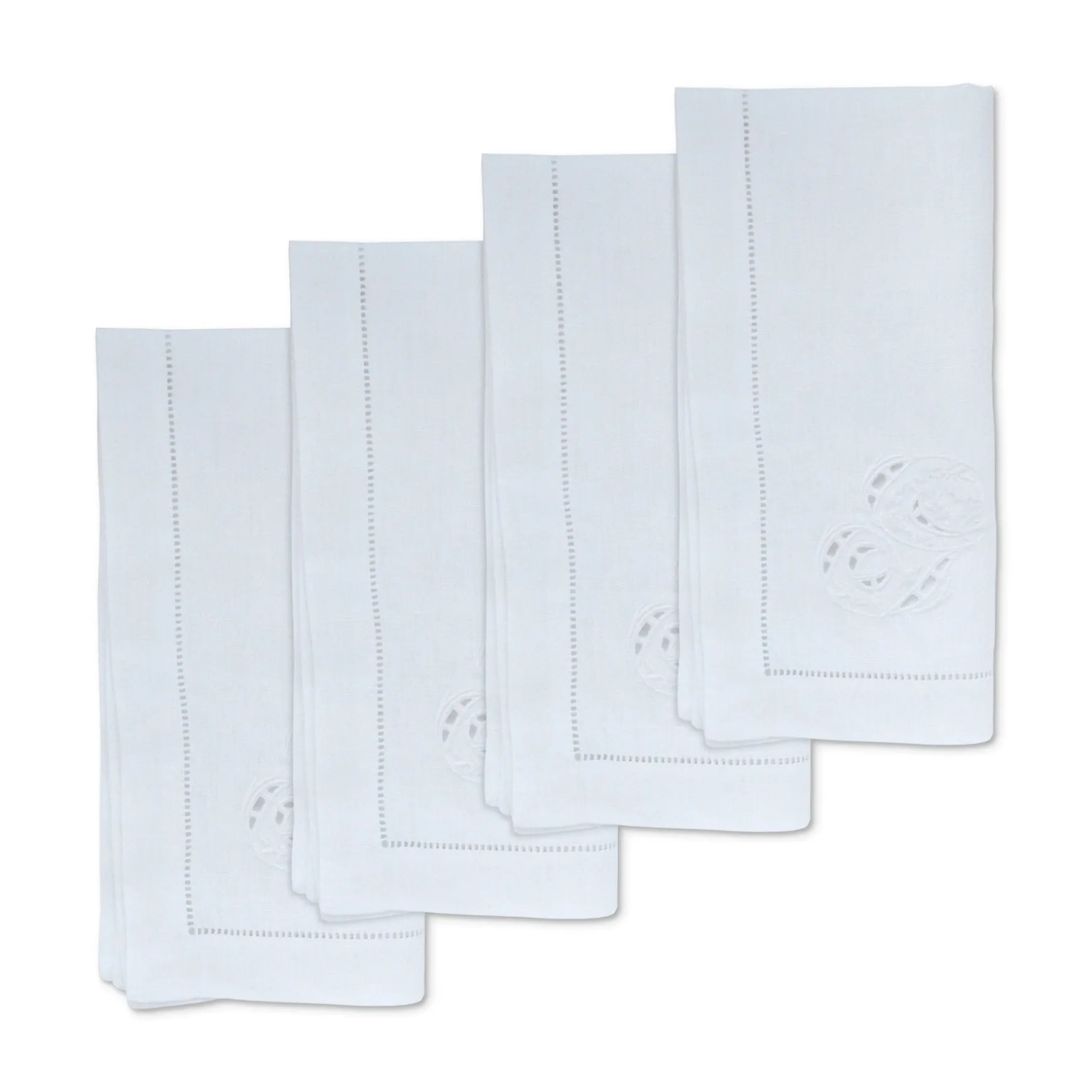 G Cutwork Dinner Napkins (4)