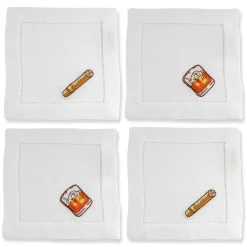 Gentlemen's Cocktail Napkins (4)