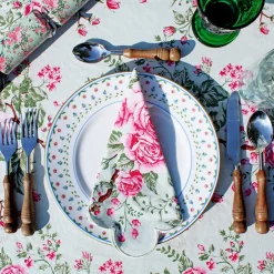 Green Chintz Napkins (4)