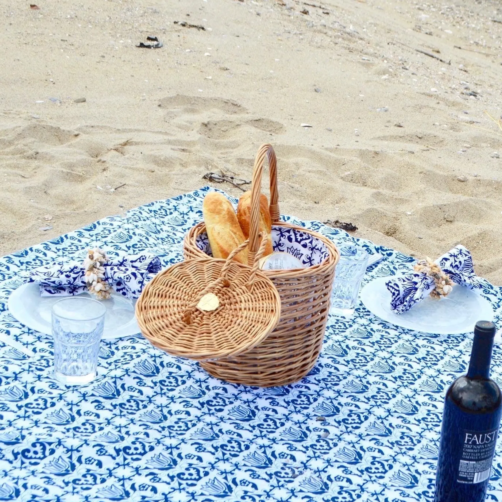 Honey Wicker Basket