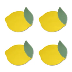 Lemon Cocktail Napkins (4)