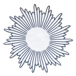 Navy Sunburst Placemat