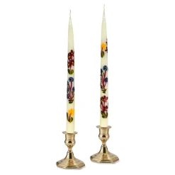 Painted Fall Fruit Tapers (2)