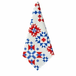 Patriotic Quilt Dinner Napkins (4)