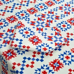 Patriotic Quilt Tablecloth