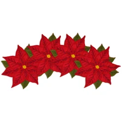 Poinsettia Cocktail Napkins (4)