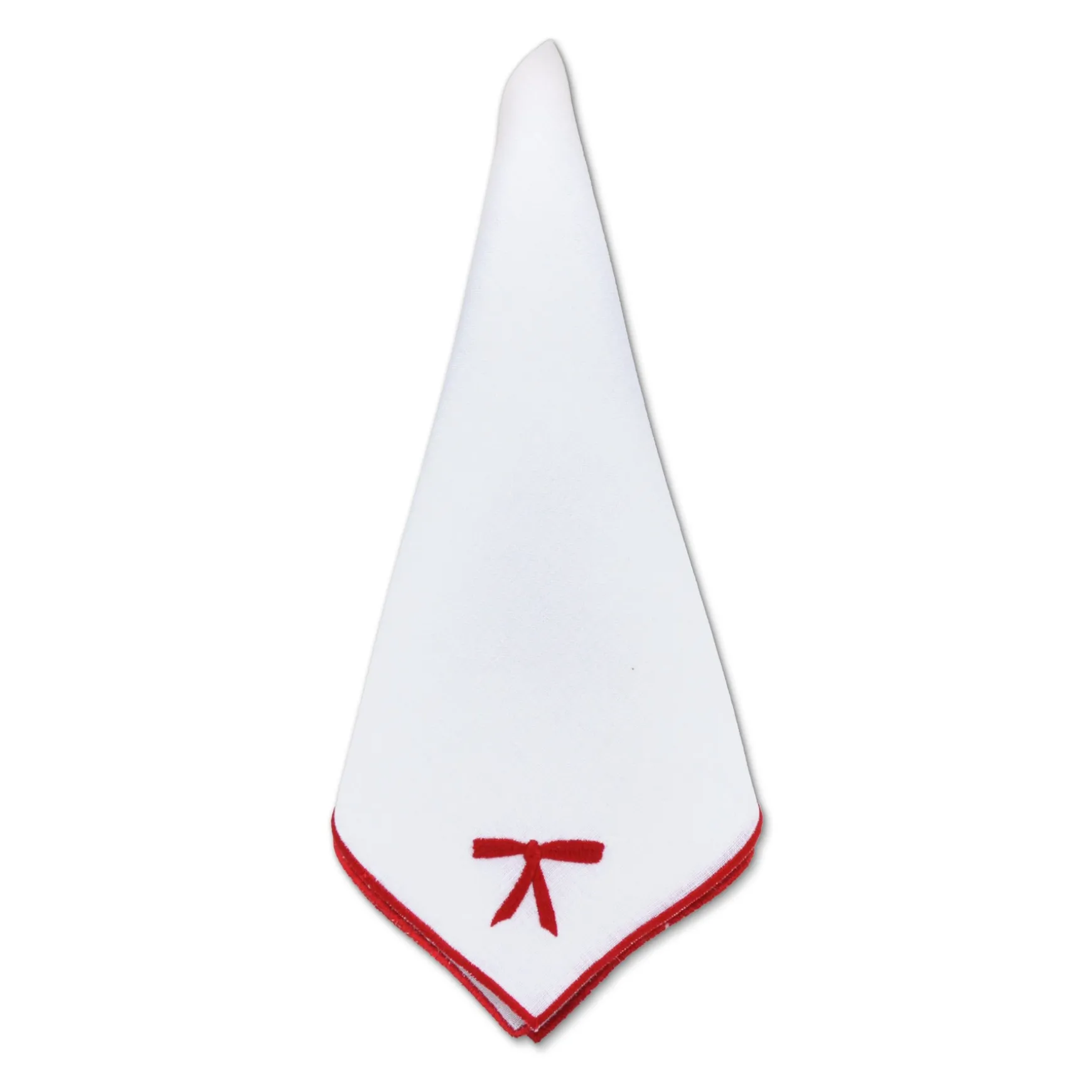 Red Bow Dinner Napkins (4)