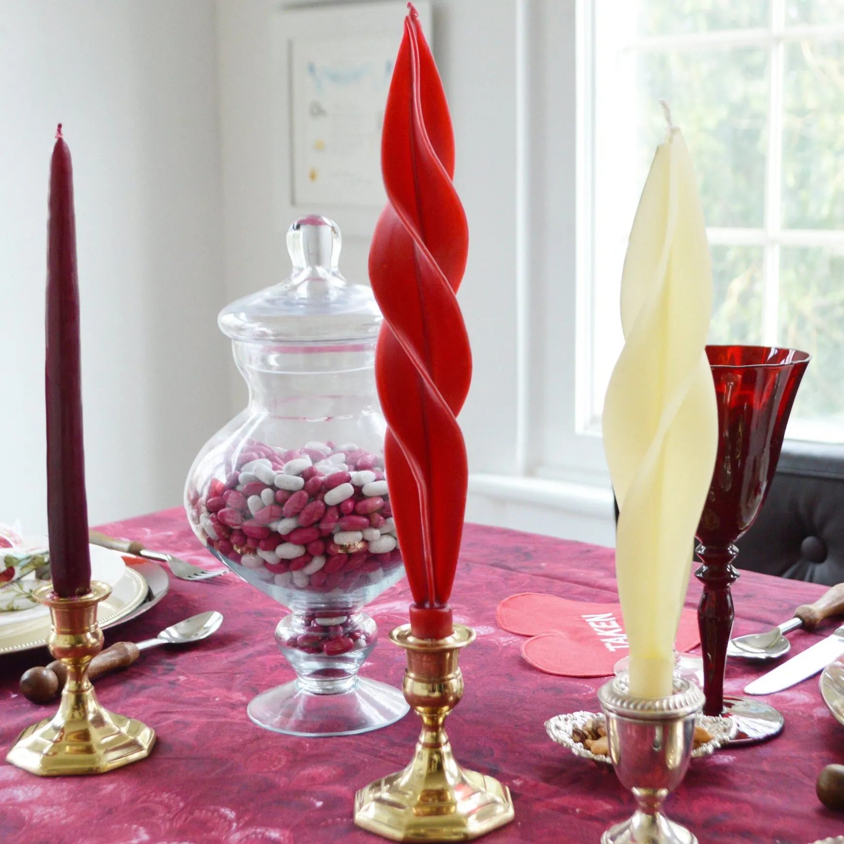 Red Feather Candles (2)