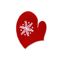 Red Mitten Cocktail Napkins (4)