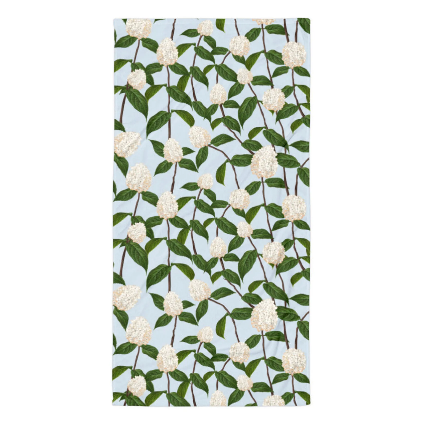 Something Blue Hydrangea Towel