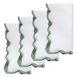 Timeless Green Dinner Napkins (4)