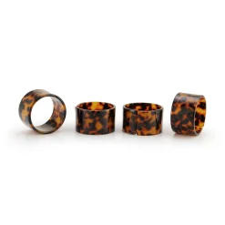 Tortoise Napkin Rings (4)
